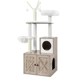 Songmics Kratzbaum 140 cm beige