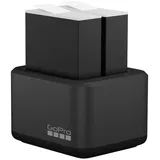 GoPro Dual-Akkuladegerät + 2 Enduro-Akkus (HERO12 Black/HERO11 Black/HERO10 Black/HERO9 Black, – Offizielles GoPro-Zubehör