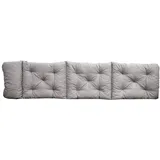 Ambientehome Deckchair Auflage für Liege, grau, ca 195 x 49 x 8 cm, Polsterauflage, Kissen