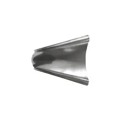 Hitzeschild weiss beschichtet aufsteckbar 85cm