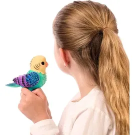 Moose Little Live Pets My Really Real Bird 11 cm Blau