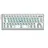 Wooting 60HE v2 - ISO Non Split Spacebar - Silber