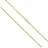 VIVANCE Collierkettchen 333 Gold Figarokette gelb 38cm