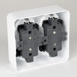 COFI 1453 Mehrfachsteckdose 4-fach Weiß