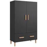 vidaXL Highboard Schwarz 70x31x115 cm Holzwerkstoff