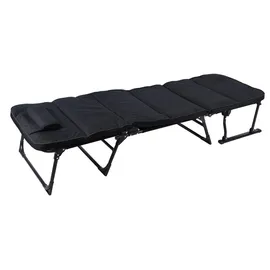 INDA-EXCLUSIV Doppelliege 2 in 1 Gartenliege 59 x 59 x 22 cm Schwarz
