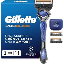 Gillette Fusion5 Proglide Rasierer + 3 Klingen