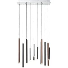 Brilliant Cembalo 14-flg. 4W LED integriert 180 cm zylinderförmig braun