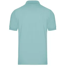 TRIGEMA Poloshirt TRIGEMA "TRIGEMA Poloshirt DELUXE Piqué", Herren, Gr. S, blau (gletscher), 100% Baumwolle, Basic, Shirts