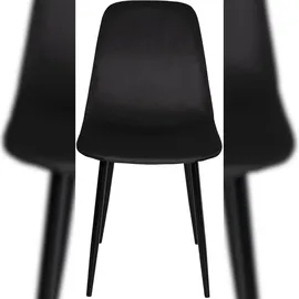 CLP 4er Set Napier, bequeme Küchenstühle gepolstert, Polsterstühle Esszimmer mit Rückenlehne, bis 150 kg belastbar