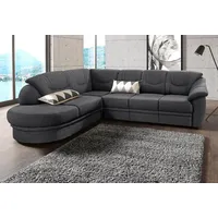 sit&more Ecksofa Savoni L-Form, wahlweise mit Bettfunktion grau