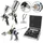STAHLWERK Lackierpistolen Set SGS-1125 ST 21 Teile 3 mit 0,8/1,4/1,7 mm Düsensatz