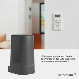 Homematic IP Temperatur- und Luftfeuchtigkeitssensor außen anthrazit