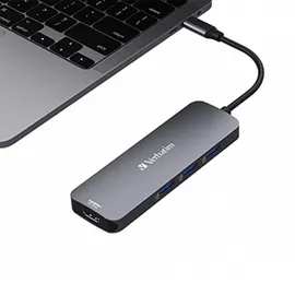 Verbatim USB-C Pro Multiport Hub CMH-08, USB-C 3.0 [Stecker] (32151)