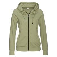 LASCANA Kapuzensweatjacke Damen khaki Gr.36/38