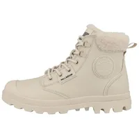 Palladium Pampa Hi Snow Warm Damen Boots Stiefelette Leder 94380-175-M beige , Schuhgröße:40 EU - Creme