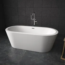 Tronitechnik Piperi freistehende Badewanne 168 x 80 x 55 cm (210 l)