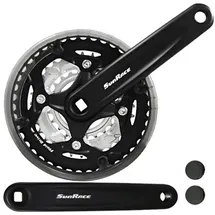 SunRace FCM500 7/8 Reihe 42/34/24T Universal-Kurbelgarnitur