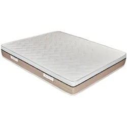 Dmora Doppelmatratze Pandia, Hochwertige Matratze, ergonomische Matratze, Taschenfederkernmatratze, 100 % Made in Italy, 180x200h25 cm