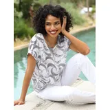 Heine Druckbluse Mehrfarbig 48