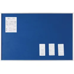 Bi-Office Generation A9 Filztafel - 120x90cm, Blaue Filzoberfläche
