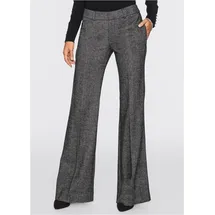 bonprix Marlene-Hose lockere Passform grau|schwarz 44
