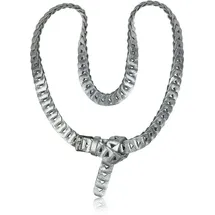 COLLEZIONE ALESSANDRO Ledergürtel " Element " in silber | Gr.: onesize