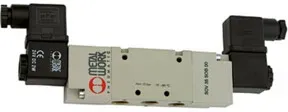 Riegler 5/2-Wegeventil, elektropneumat., bistabil, G 3/8, 110 V AC