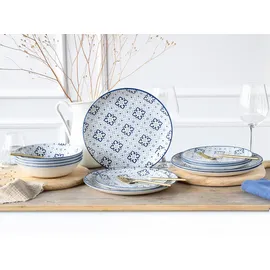 CreaTable Yara Tafelservice 12-tlg. blau