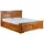 MASSIVMOEBEL24.DE Bett Akazie 200x200x114 honig lackiert Oxford 0311