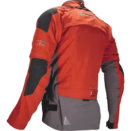 leatt adventure Adventure Rally 5.5 Textiljacke Orange/Grau/Schwarz 3XL