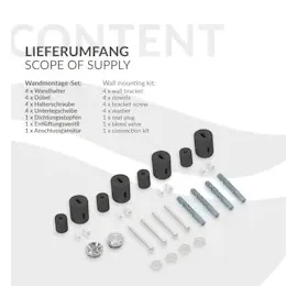 luxebath Badheizkörper Iron EM 500 x 1600 mm 800 W anthrazit Mittelventil