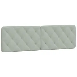 vidaXL 374733 Kopf-/Fußteil Hellgrau 160 Cm Samt