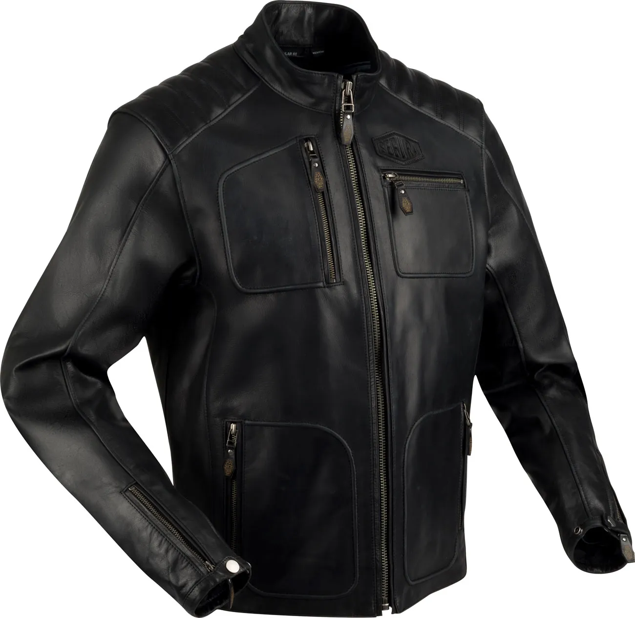 Segura Lewis, veste en cuir imperméable - Noir - S