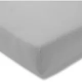 Estella Spannbettlaken Baumwolle 100 x 200 cm platin