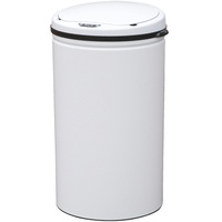 SVITA Sensor-Mülleimer 30L Stahl Mülleimer mit Sensor Abfalleimer Küche Weiß