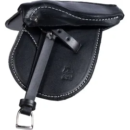 HKM Cuddle Pony Sattel Einheitsgröße Schwarz