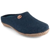 WoolFit Filzpantoffeln „Classic“ Ledersohle - Damen & Herren Filz-Pantoffeln