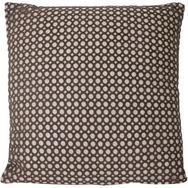 Mendler Deko-Kissen Gold 40 x 40 cm Braun
