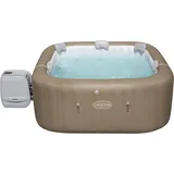 Lay-Z Spa Palma Hydrojet 201x201x80 Cm Heiß Aufblasbare Badewanne - Brown - 1050 Liter