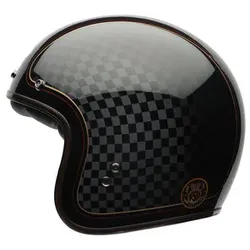 Bell Custom 500 RSD Gloss check it Jet-Helme schwarz, L