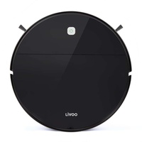 LIVOO Aspirateur robot 350 ml Noir