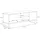 raumhirsch furniture Focus Lowboard 40x49x155 cm Schwarz Holz
