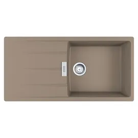 Franke Centro CNG 611-100 rechts Einbauspüle fragranit cashmere Excenterbetätigung 1000 x 500 mm