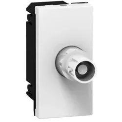 Legrand 078758 Mosaic BNC Anschlussdose 1-modulig 75-Ohm Farbe: Ultraweiß 1
