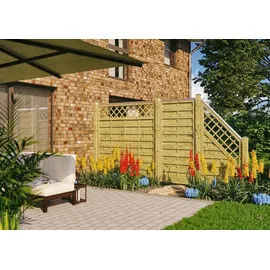 Tetzner & Jentzsch T & J Sichtschutzzaun Avantgarde-Abschluß Oberbogen 120 x 90 cm