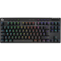 Logitech G PRO X TKL LIGHTSPEED LIGHTSYNC RGB, Gaming Tastatur, Mechanisch, Kabellos, Schwarz