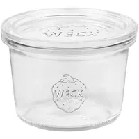 Mambocat 12er Set Weck Gläser 80ml Sturzgläser mit 12