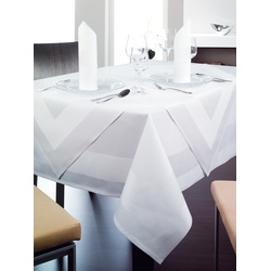 GastroHero Tischwäsche Madeira, 100% Baumwolle, 4-seitiger Atlaskante, 140 x 240 cm | Mindestbestellmenge 2 Stück