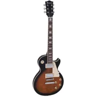 Dimavery LP-700 E-Gitarre, flamed braun